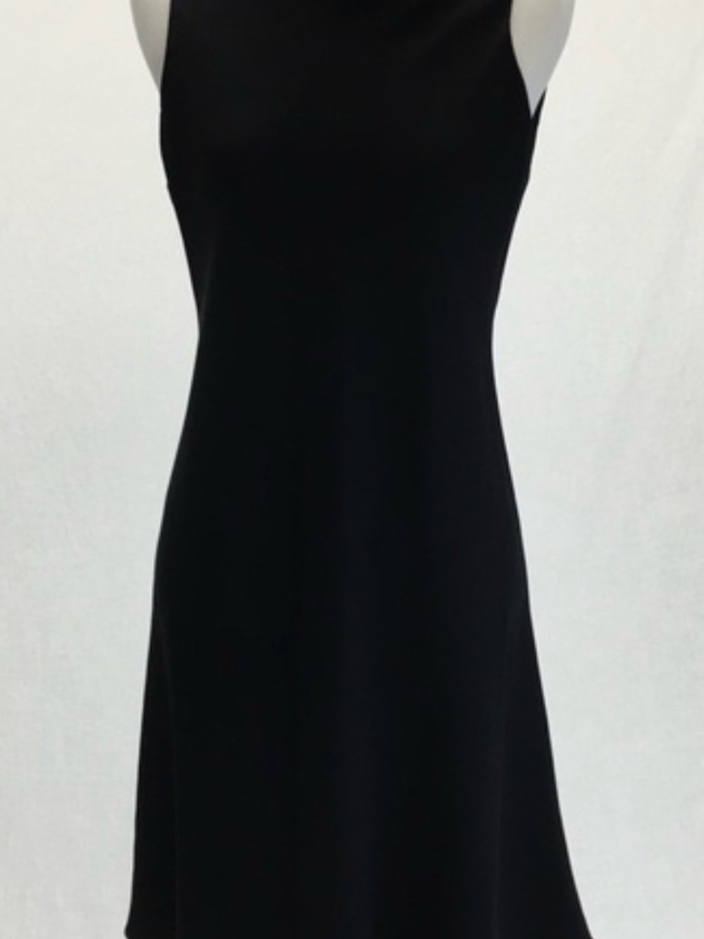 Donna Ricco Black Sleeveless Midi Dress